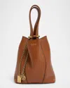 Chloé Spin Mini Tote Bag In Grained Calfskin