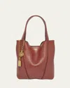 Chloé Spin Mini Tote Bag In Grained Calfskin