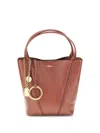 Chloé Grained Leather Shoulder Bag In Brown