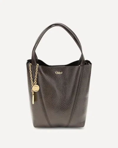 Chloé Spin Shoulder Bag In Brown