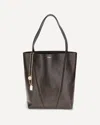 Chloé Small Leather Tote Bag Charm In Brown
