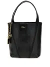 Chloé Small Spin Tote In Grained Leather Bags