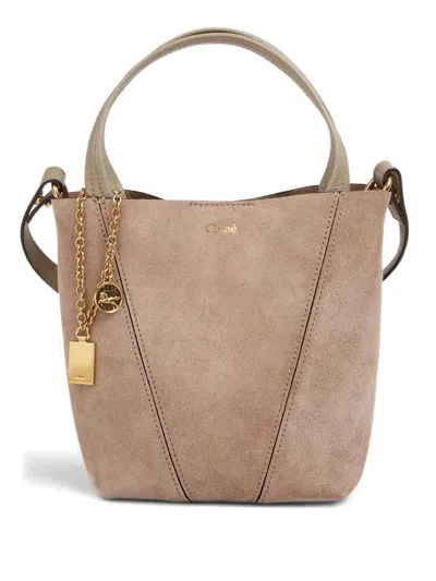 Chloé Spin Small Suede Tote Bag