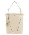 Chloé Chloe Spin Small Beige Tote Bag In Beige