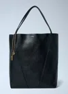 Chloé Borsa Shopping Spin Piccola In Pelle Nera Donna In Black