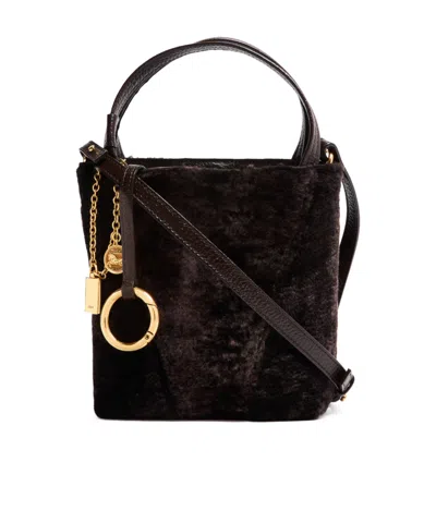 Chloé Spin Tote Bag In Black