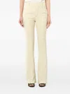 Chloé Split-cuff Trousers In Neutral