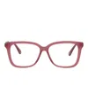 Chloé Gradient Square-frame Glasses In Multi