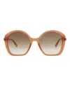 Chloé Square-frame Bio Injection Sunglasses In Multi