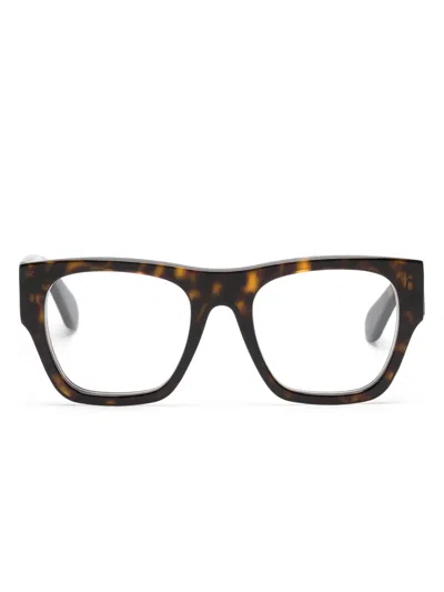 Chloé Square-frame Glasses In 褐色