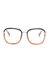Chloé Square-frame Glasses In 褐色