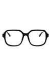 Chloé Square Frame Glasses In Black