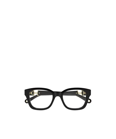 Chloé Square-frame Glasses In Black