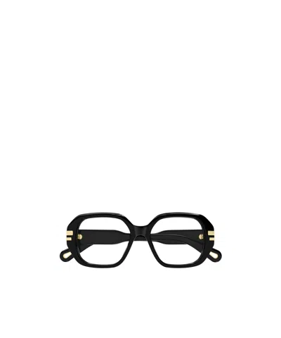Chloé Square-frame Glasses In Black