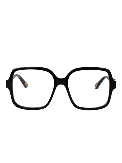 Chloé Square-frame Glasses In Black