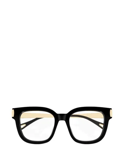 Chloé Square-frame Glasses In Black