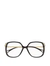 Chloé Square-frame Glasses In Black