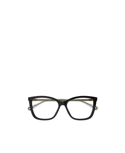 Chloé Square-frame Glasses In Black