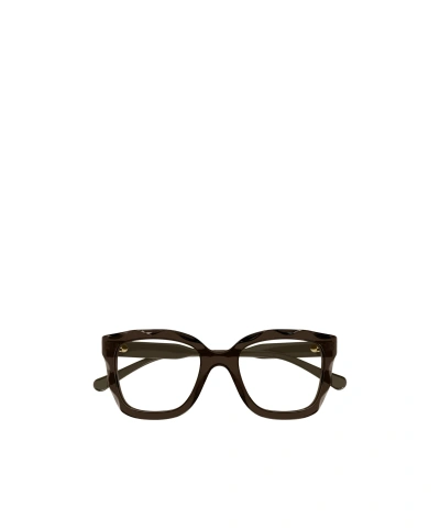 CHLOÉ CHLOÉ EYEWEAR RECTANGULAR FRAME GLASSES
