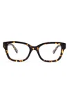 Chloé Brille Mit Eckigem Gestell In Braun