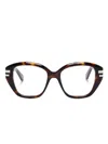 Chloé Brille Mit Eckigem Gestell In Braun
