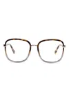 Chloé Square-frame Glasses In Brown