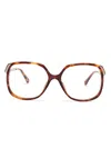 Chloé Square-frame Glasses In Brown
