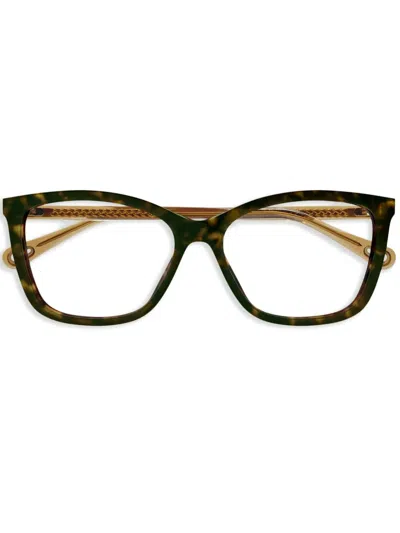 Chloé Square-frame Glasses In Brown