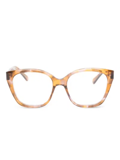 Chloé Square-frame Glasses In Brown