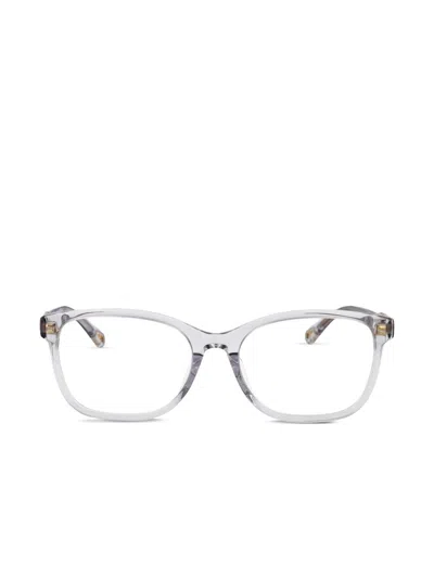 Chloé Brille Mit Eckigem Gestell In Grau