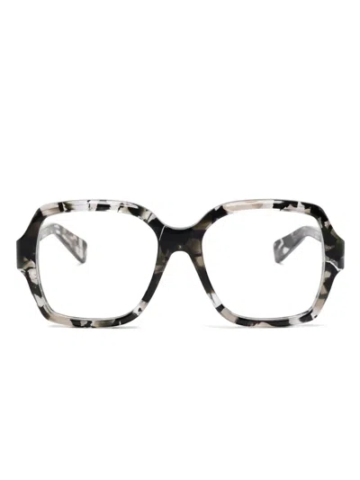 Chloé Square-frame Glasses In Grey