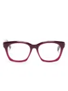 Chloé Square-frame Glasses In Violett
