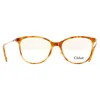 Chloé Chloe Square Frame Optical Glasses In Brown Acetate In Brown