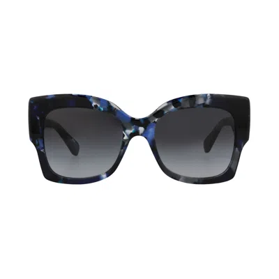 Pre-owned Chloé Square Frame Recycled Acetate Sunglasses 'blue/grey' | Women's Size Onesize