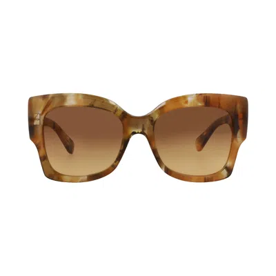Pre-owned Chloé Square Frame Recycled Acetate Sunglasses 'havana/brown' | Women's Size Onesize