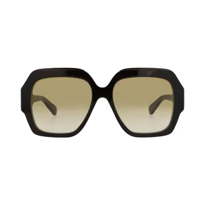 Pre-owned Chloé Square Frame Recycled Acetate Sunglasses 'havana/brown' | Women's Size Onesize
