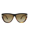 Chloé Square-frame Recycled Acetate Sunglasses In Brown
