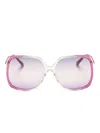 Chloé 60mm Oversize Square Sunglasses