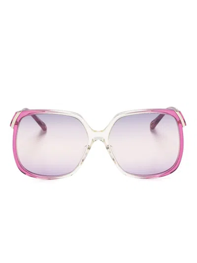 CHLOÉ SQUARE-FRAME SUNGLASSES