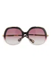 Chloé Square-frame Sunglasses In Brown