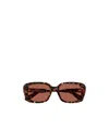 Chloé Square-frame Sunglasses In Brown