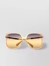 Chloé Square Frame Sunglasses Gradient Lenses