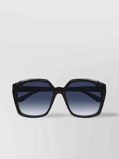 Chloé Square Frame Sunglasses Gradient Lenses