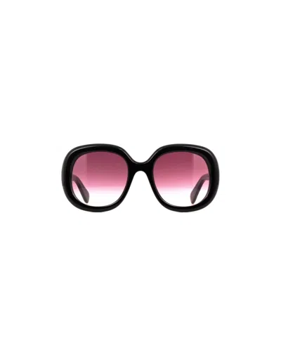 Chloé Square Frame Sunglasses In Pink