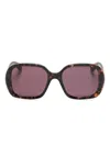 Chloé Square-frame Sunglasses In Schwarz