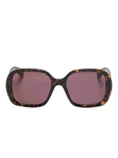 Chloé Square-frame Sunglasses In Schwarz