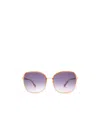 Chloé Square-frame Tinted Lenses In Purple