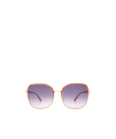 Chloé Square-frame Tinted Lenses In Purple