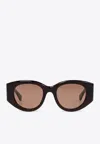 Chloé Square-framed Sunglasses With Logo-lettering