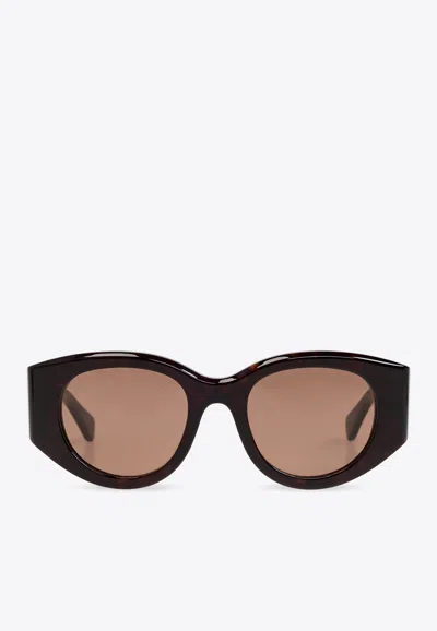 Chloé Square-framed Sunglasses With Logo-lettering